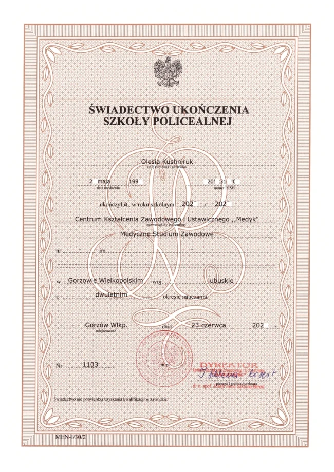 Świadectwo